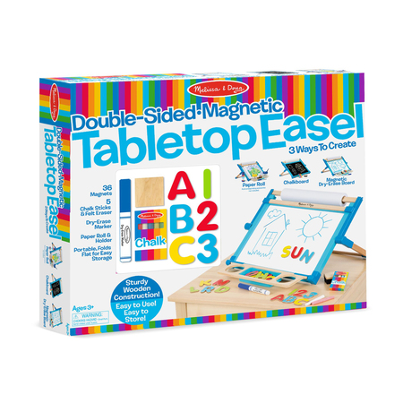 MELISSA & DOUG Deluxe Double-Sided Tabletop Easel 2790